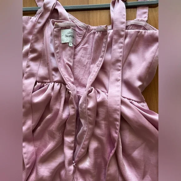 Aureta from Anthropologie Showstopper Midi Pink  Dress Size S - Picture 10 of 16